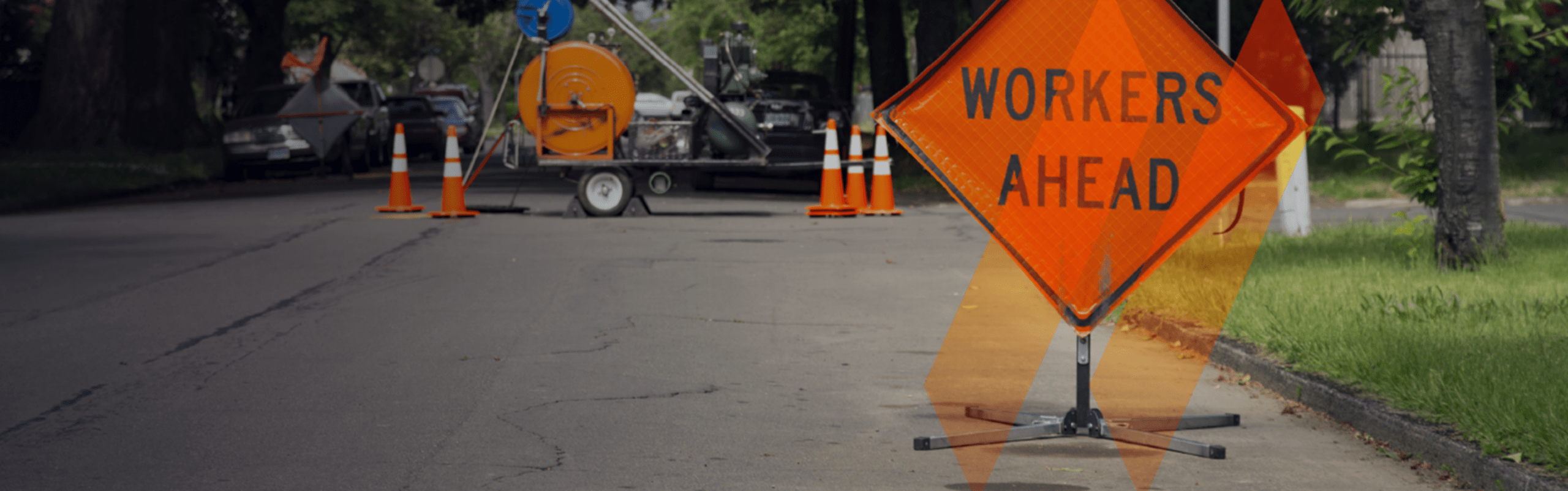 workers ahead